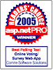 aspnetPRO Magazine, Best Polling Tool Award, 2005, 2007